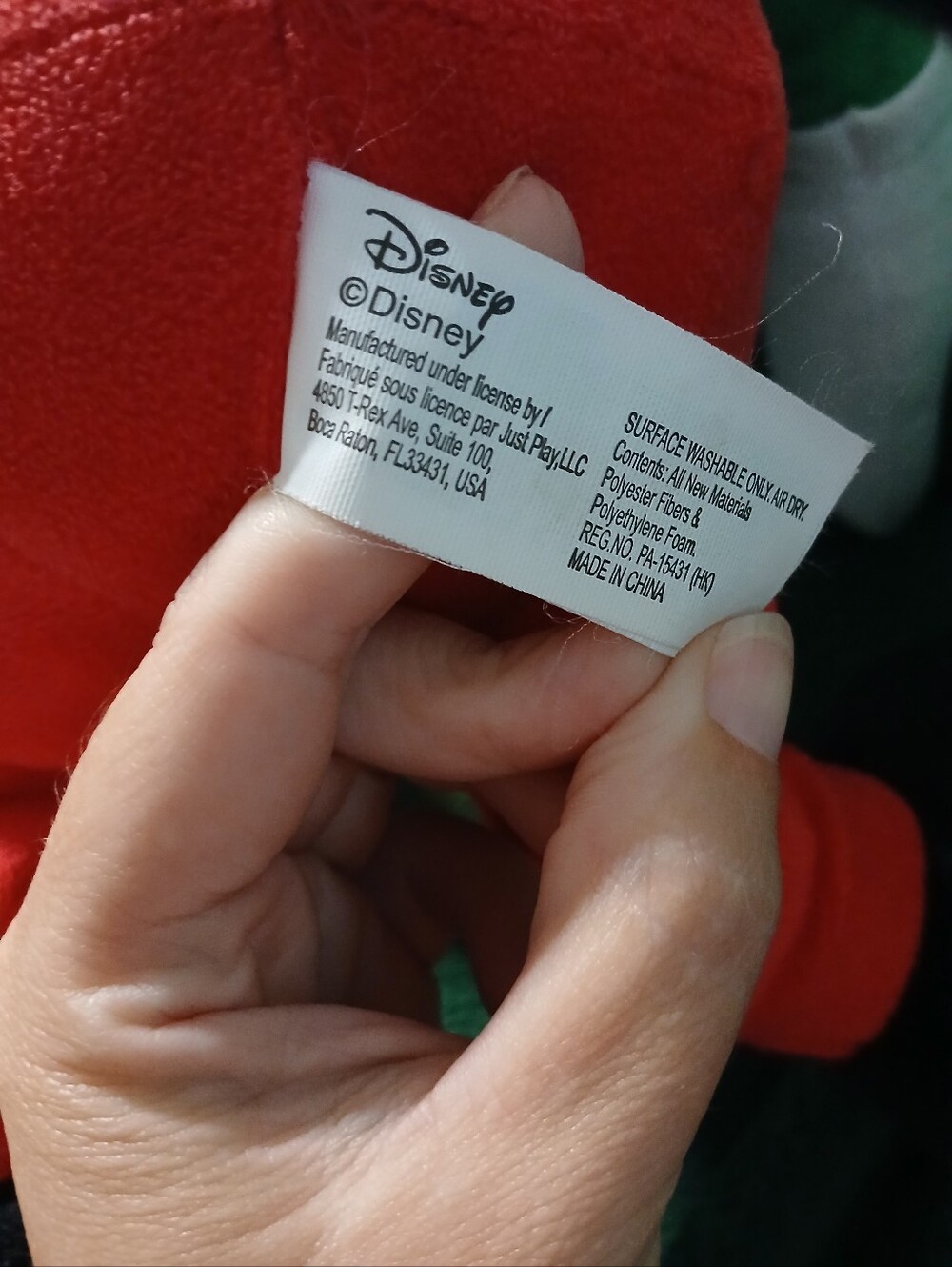 Disney Mickey Mouse Plush in Green Top and Red Pants - Picture 4 of 7